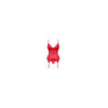 Ingridia corset et string - Rouge